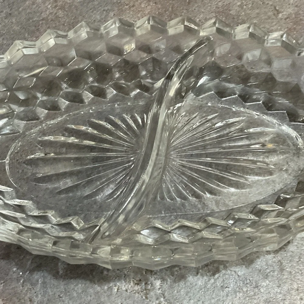 Elegant Clear Glass Serving Tray